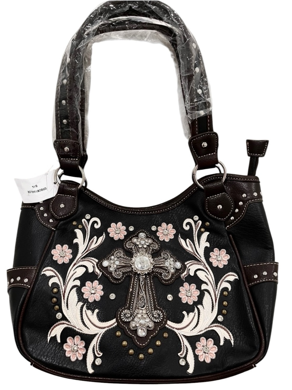 Western Cross Daisy Flower Women Conceal Carry Tote Handbag Purse NWT - Picture 1 of 9